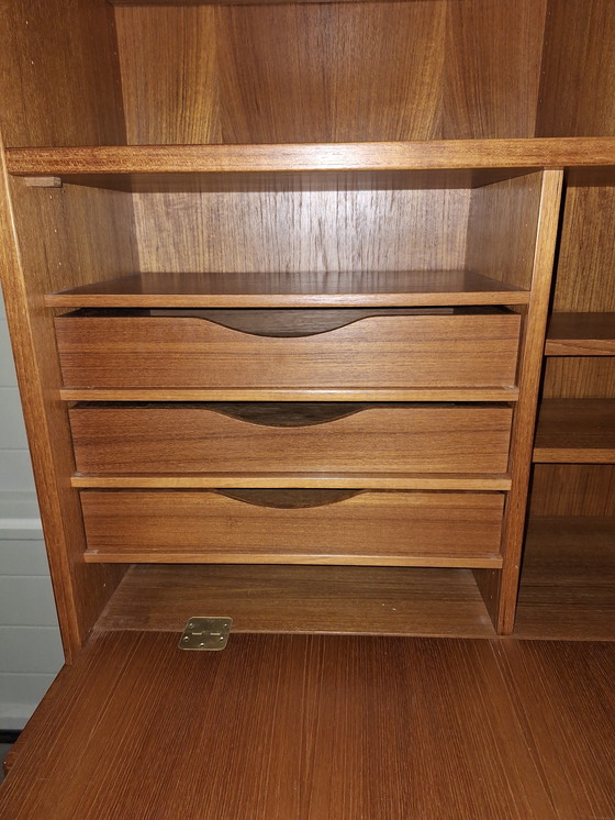 Image 1 of 8
Credenza secretaire d'epoca in teak di Poul Hundevad