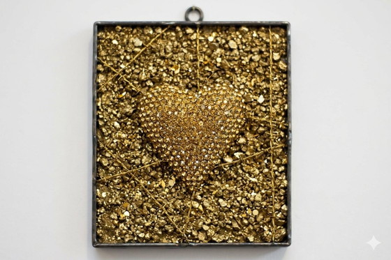 Image 1 of Materialarbeit, signiert von Vincenzo Marega 1