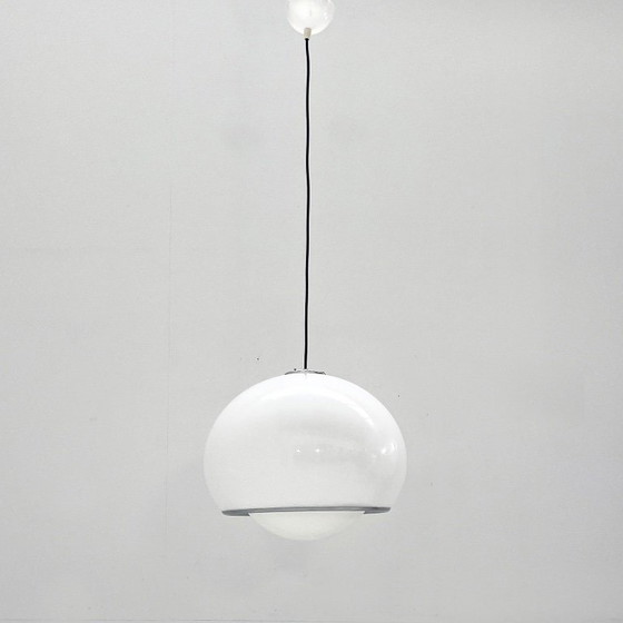 Witte Bud hanglamp van Studio 6G voor Guzzini, jaren 70. – Hanglampen, Metal, Plastic (photo 7 of 7)