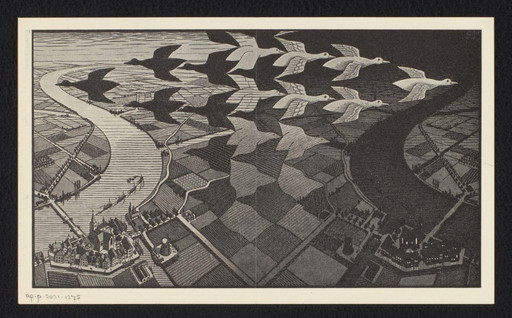 M.C. Escher - Bird Flight