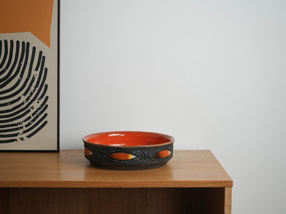 Ciotola in ceramica, design svedese, anni '70, prodotta in Svezia, Ciotole, Multicolore (foto 9 di 9)