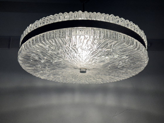 Image 1 of 1960s Plastic Pendant Lamp with Retro Design