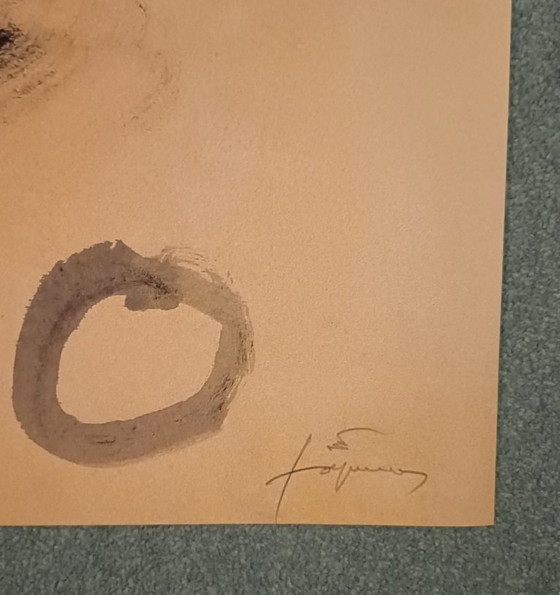 Image 1 of Tapiès poster for Roland Garros signed