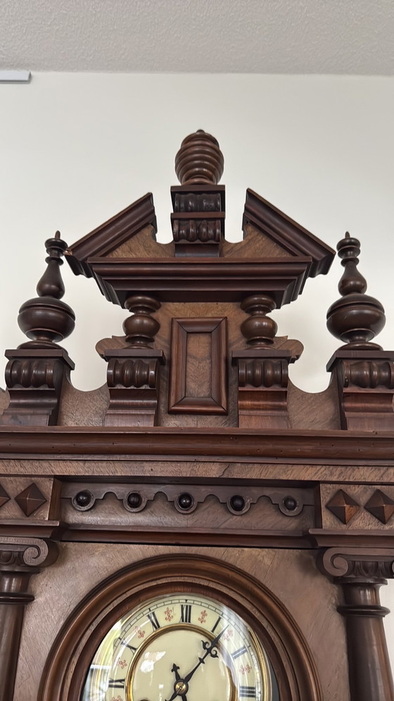 Image 1 of Junghans Regulator Wandklok Neo-Renaissance