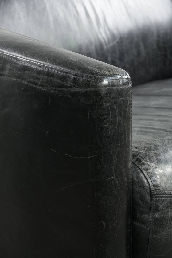 Image 1 of Atemberaubende und einzigartige Zweisitzer-Sitzbank im Aviator-Design aus Rindsleder