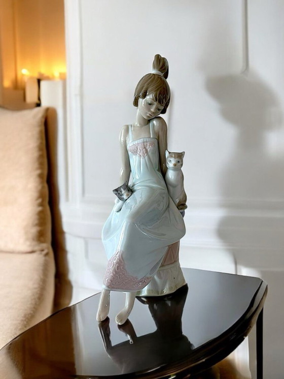 Image 1 of Statuetta Lladro "Bedtime" di Francisco Catalá (1987)