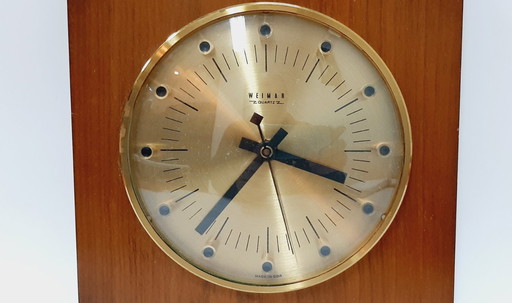Vintage Wall Clock Weimar from DDR