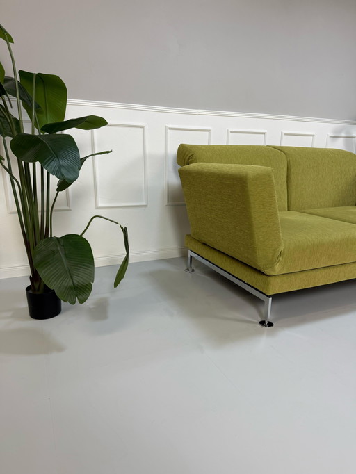 Brühl Moule Sofa Green Sofa Bed Designer Couch Fabric