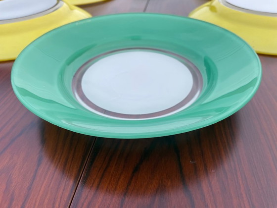 Image 1 of Suppenteller aus der Mitte des 20. Jahrhunderts von Duralex, 6er-Set, 1960er Jahre