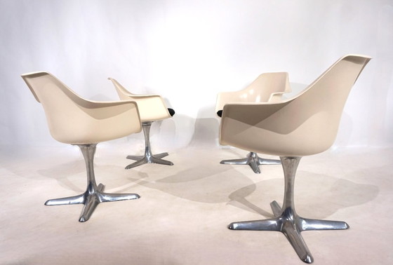 Image 1 of Set of four Arkana 116 dining chairs by Maurice Burke, 1960