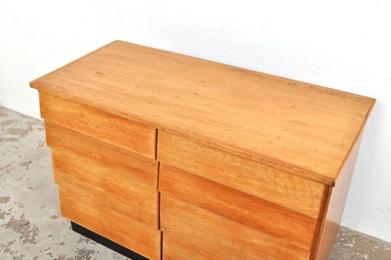 Image 1 of Vintage beukenhouten ladekast / dressoir jaren 50