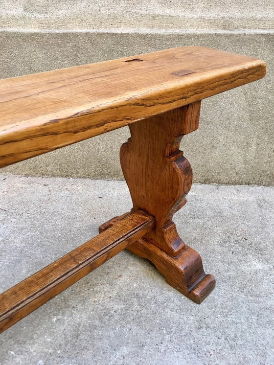 Image 1 of Banco de granja de madera maciza