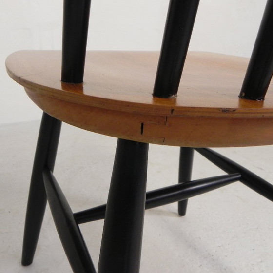 Image 1 of Set di 4 sedie con struttura a fuso, modello Fanett, Tapiovaara, anni '60