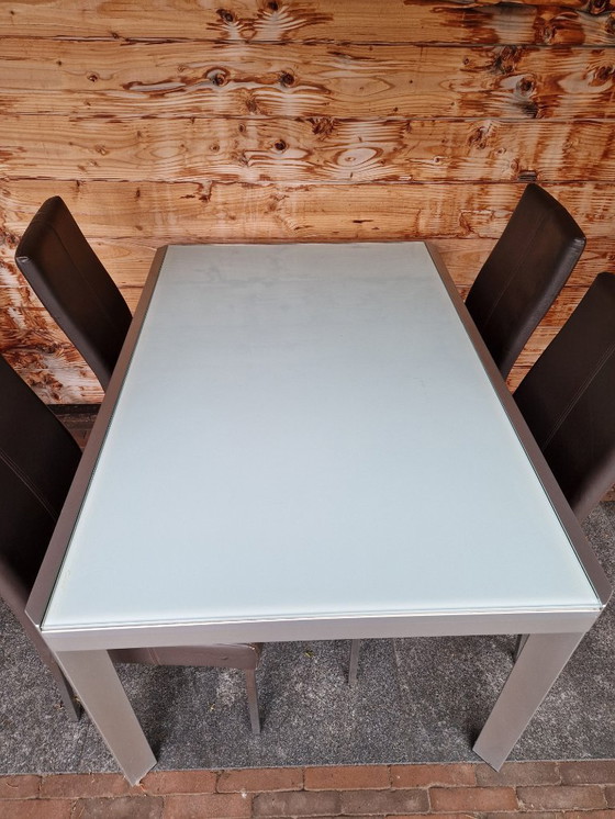 Image 1 of Mesa de comedor (Calligaris) con 4 sillas