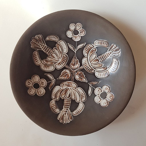 Studio-Keramikschale von Keramo Kostelec, Tschechoslowakei, 1960er Jahre – schalen, Ceramic, Vintage (photo 2 of 6)