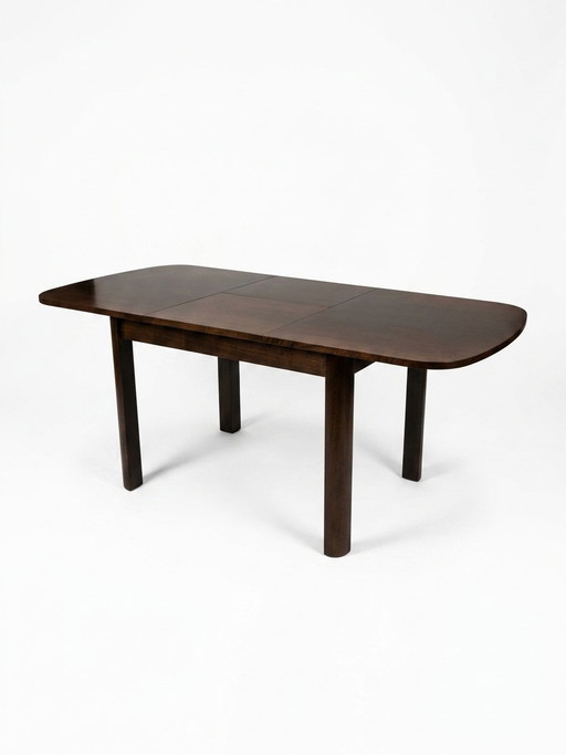 Beautiful Vintage Extendable Dining Table | Dark Wood (125-178 cm) – eettafels