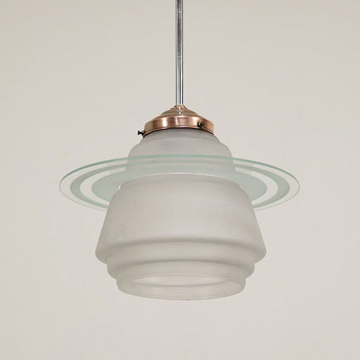 Lampada a sospensione Saturno Art Déco