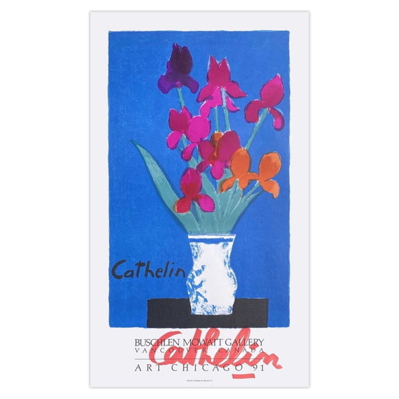Bernard CATHELIN signed poster Expo 91 - Buchlen Mowatt - Vancouver (signed) – Affiches, Paper (photo 5 of 5)