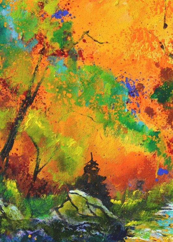 Image 1 of Rivier in de herfst