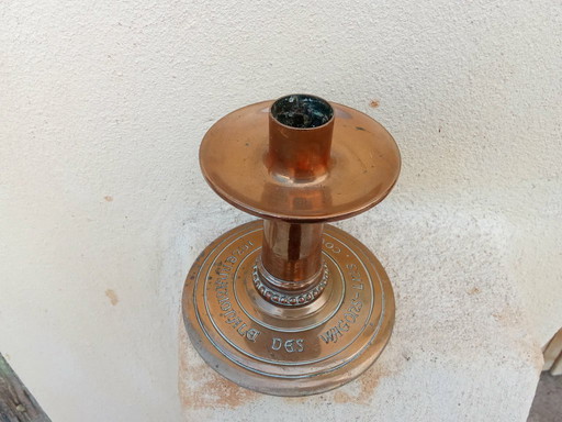 Candlesticks from the Compagnie Internationale des Wagons-Lits (possibly) from the Pullman Orient Express train