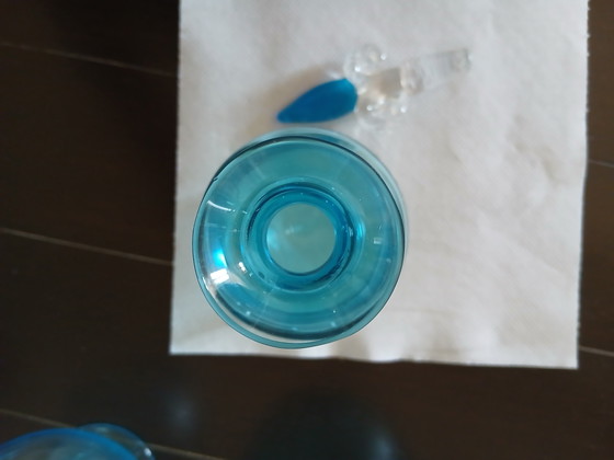 Image 1 of Vintage Murano Glass Bottle by Salviati Venini Group - Signed