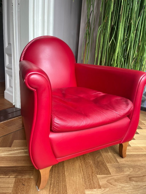 Lyra Poltrona Frau armchairs no 5792 and 5793