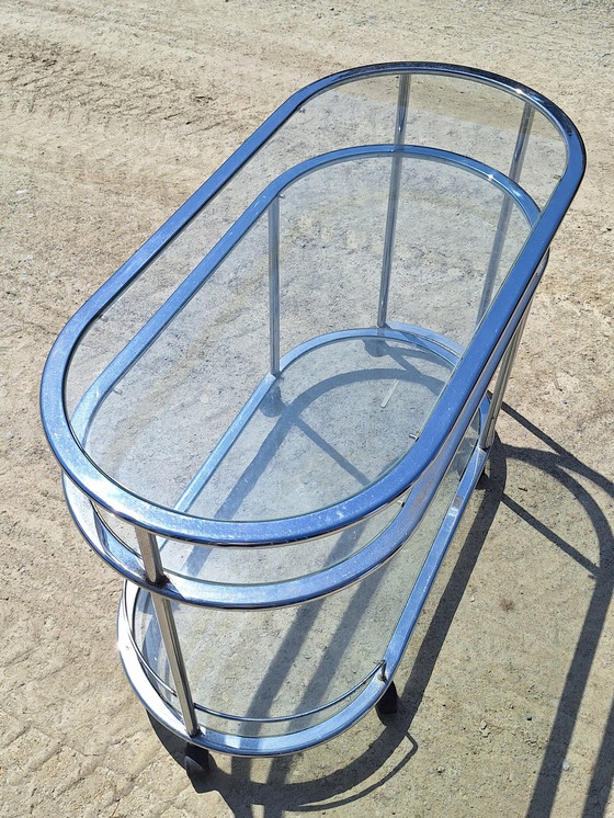 Image 1 of Credenza anni '70 in metallo cromato