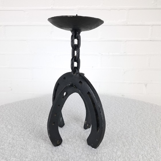 Image 1 of Catena/ferro di cavallo per candelabri brutalisti vintage anni '70