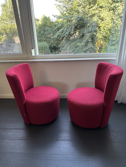 Twee Rode Design Fauteuils – Wool (photo 2 of 10)
