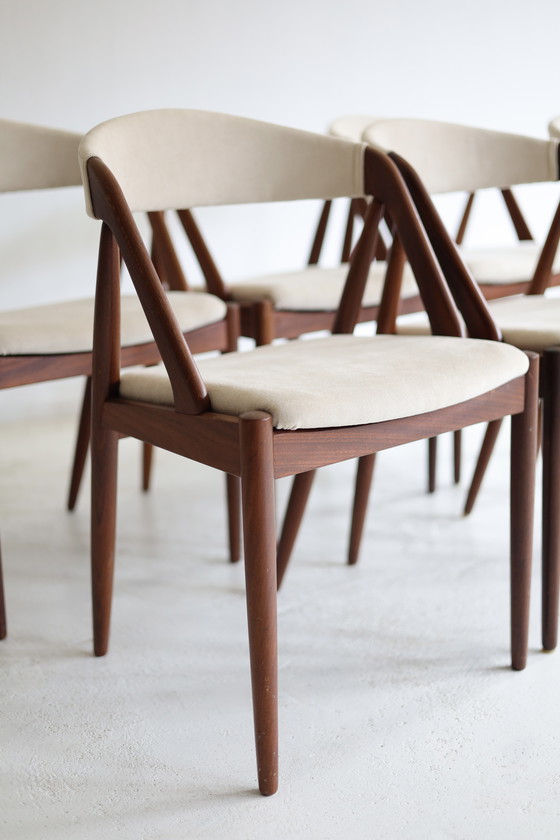 Image 1 of Set of 6 dining chairs model 31, Kai Kristiansen, 1960s