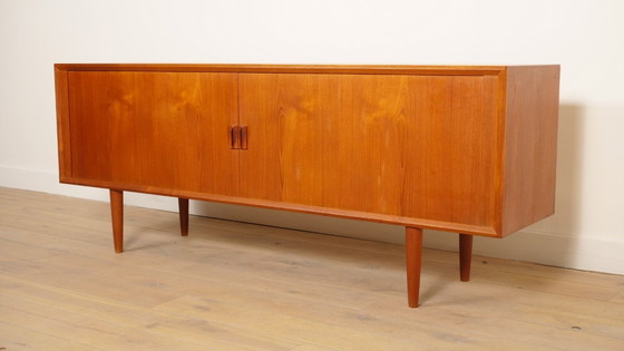 Image 1 of Credenza vintage | Svend Aage Larsen | Design danese | Anta a tamburo