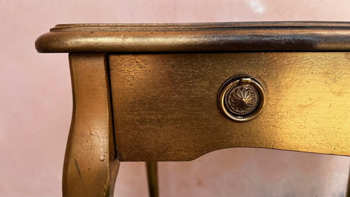 Verschnörkelter italienischer Beistelltisch im Rokoko-Revival-Stil - 1950er-1970er Jahre