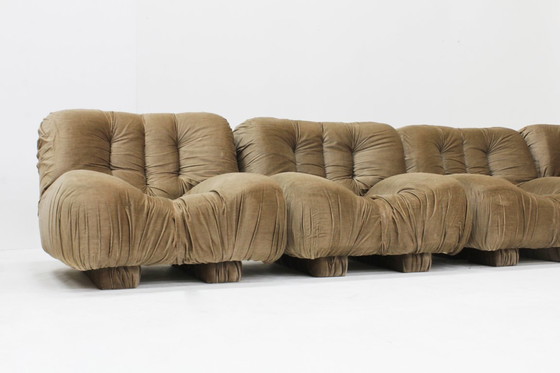Image 1 of Vintage Italian modular sofa Rossi di Albizzate 1970s