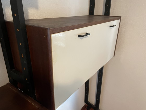 Image 1 of Vintage Simpla Lux wandmeubel 405x180x30,5 cm