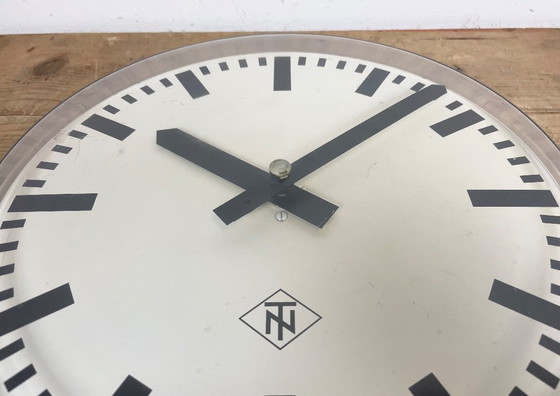 Image 1 of Industrial Station Wall Clock from TN, 1960