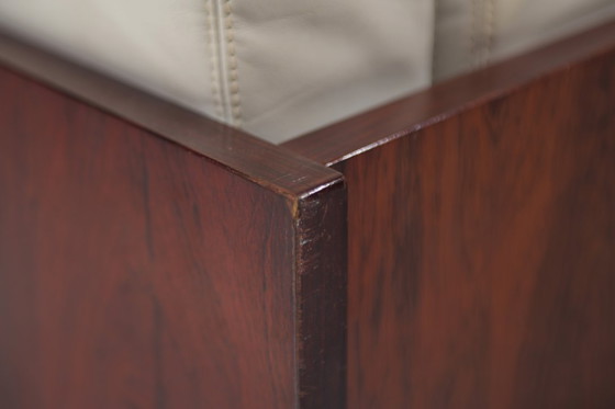 Image 1 of Splendido divano vintage Oriolo in pelle disegnato da Claudio Salocchi per Sormani, anni '60.