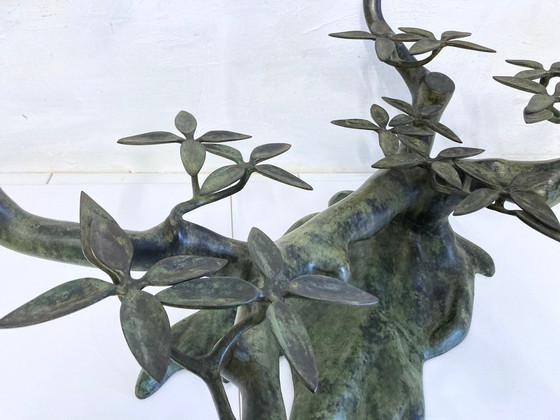 Image 1 of Hollywood Regency Bonsai Coffee Table, Design Willy Daro, 70s/80s Design