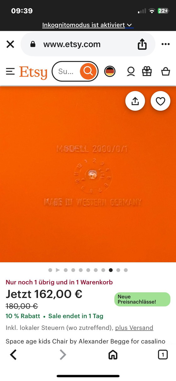 Image 1 of Sedia Space Age Kids