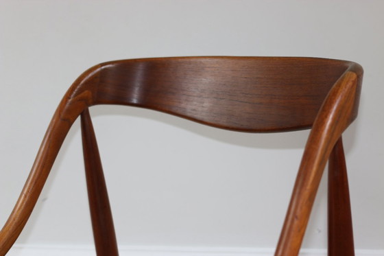 Image 1 of Sedia vintage scandinava in teak di Johannes Andersen, 1960
