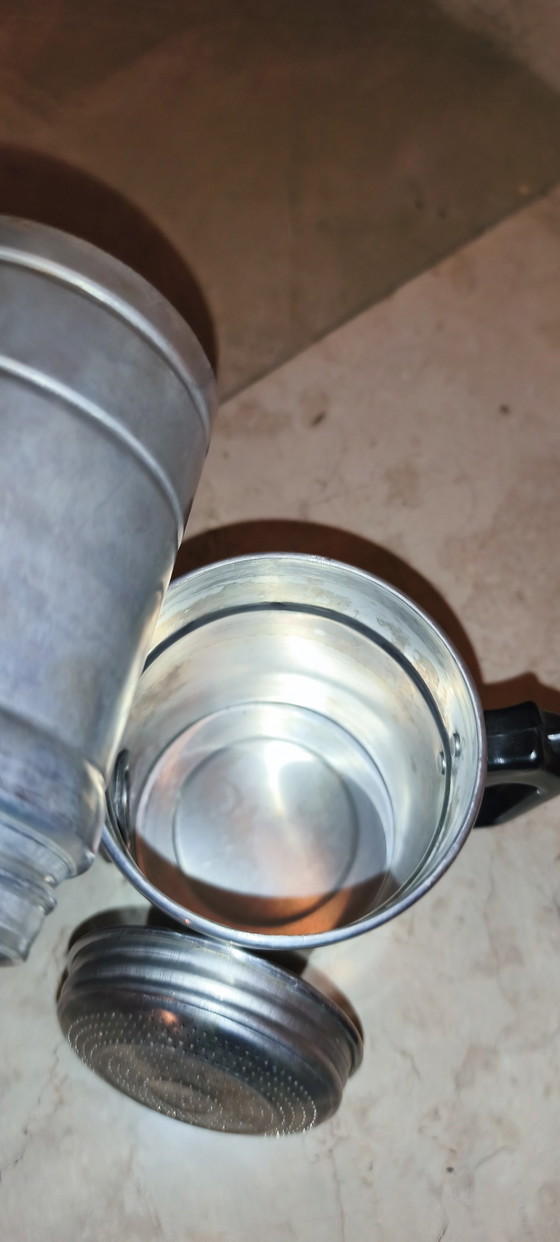 Vintage Napolitaanse koffiemachine, aluminium, ILSA Torino, nieuw, nooit gebruikt – Keukenaccessoires, Plastic (photo 8 of 9)