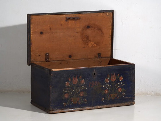 Baule antico con motivi floreali (Anno 1901) #41 – Armadi contenitori, Rustic (photo 18 of 40)