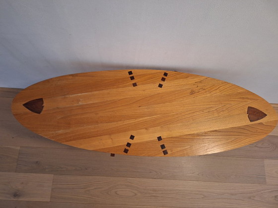 Table basse / Table d'appoint avec tiroirs style Art Déco – Savoir-faire dans le style de Schuitema (photo 2 of 17)