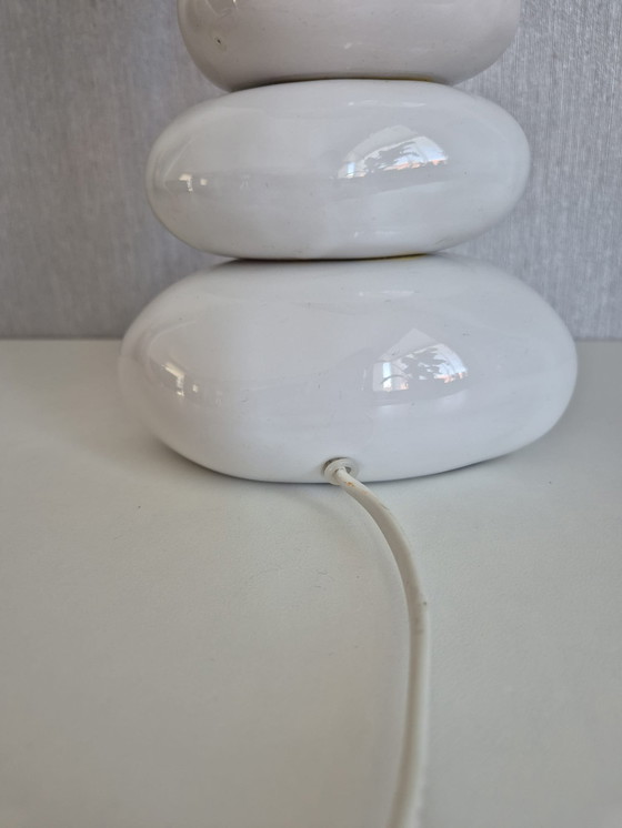 Image 1 of Stone Table Lamp François Chatain Style