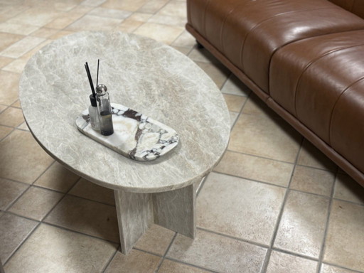 Taj Mahal quartzite design coffee table - natural stone
