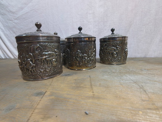 Image 1 of Douwe Egberts  Suiker en koffie bewaar blikjes 