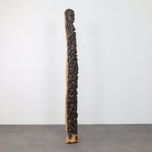 Unique African Hand-Carved Tribal Totem – Spiritual Sculpture, mid-20th century