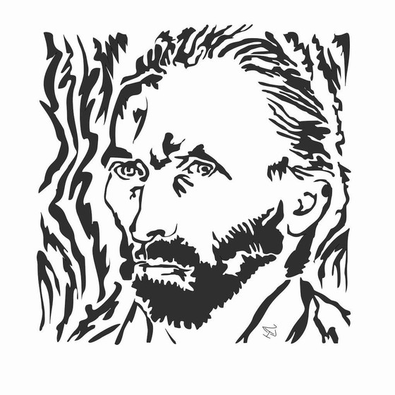 Image 1 of Van Gogh sobre madera