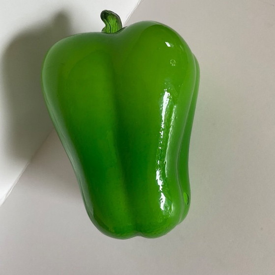 Image 1 of Handgeblazen glazen paprika Muranostijl