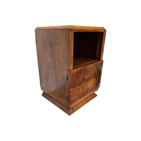 Image 1 of French Art Deco mahogany bedside table, circa 1920/30