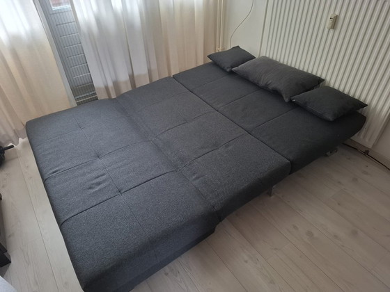 ELL+ELL ‘Enny’ Slaapbank (140x200) – Antracietgrijs – Slaapbanken, Metal, Textile (photo 3 of 7)